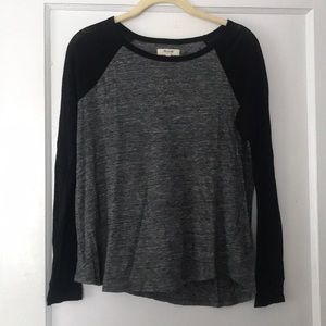‘Vintage’ Madewell linen baseball tee